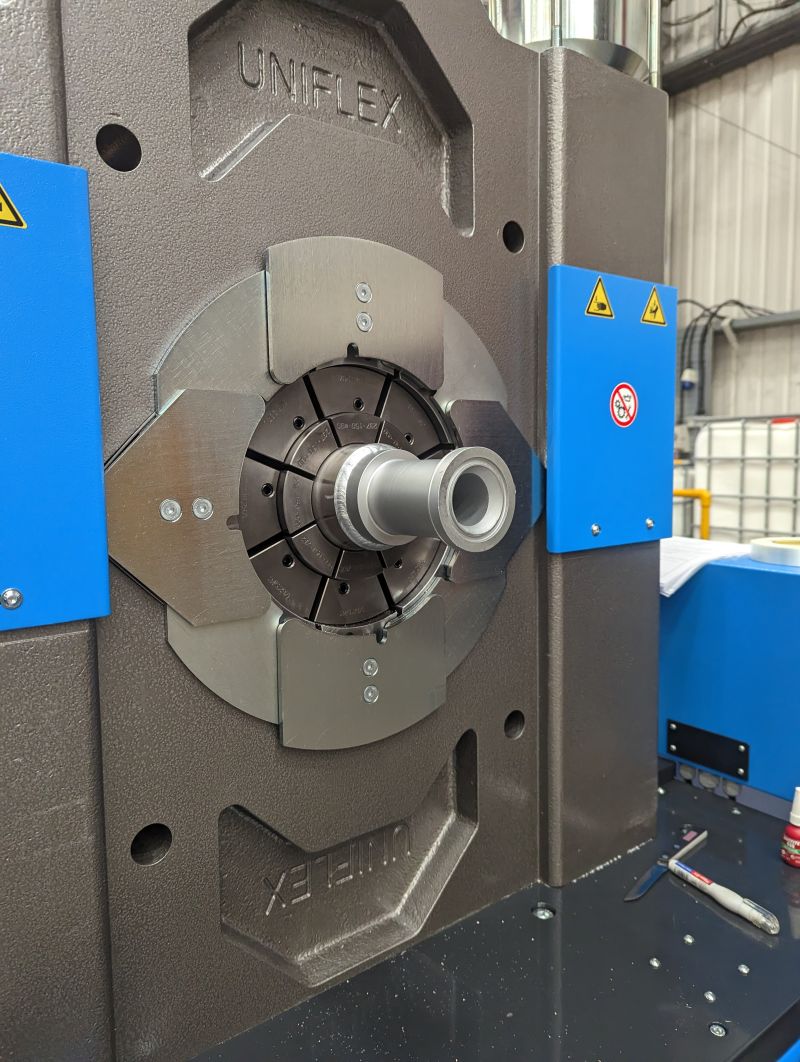 New Equipment Investments – UNIFLEX-Hydraulik GmbH Hydraulic Swager