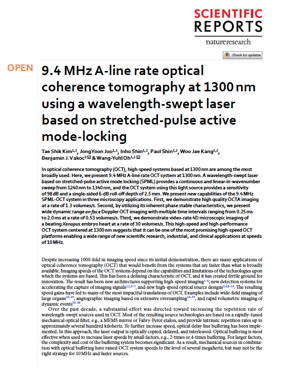 Optical coherence tomography